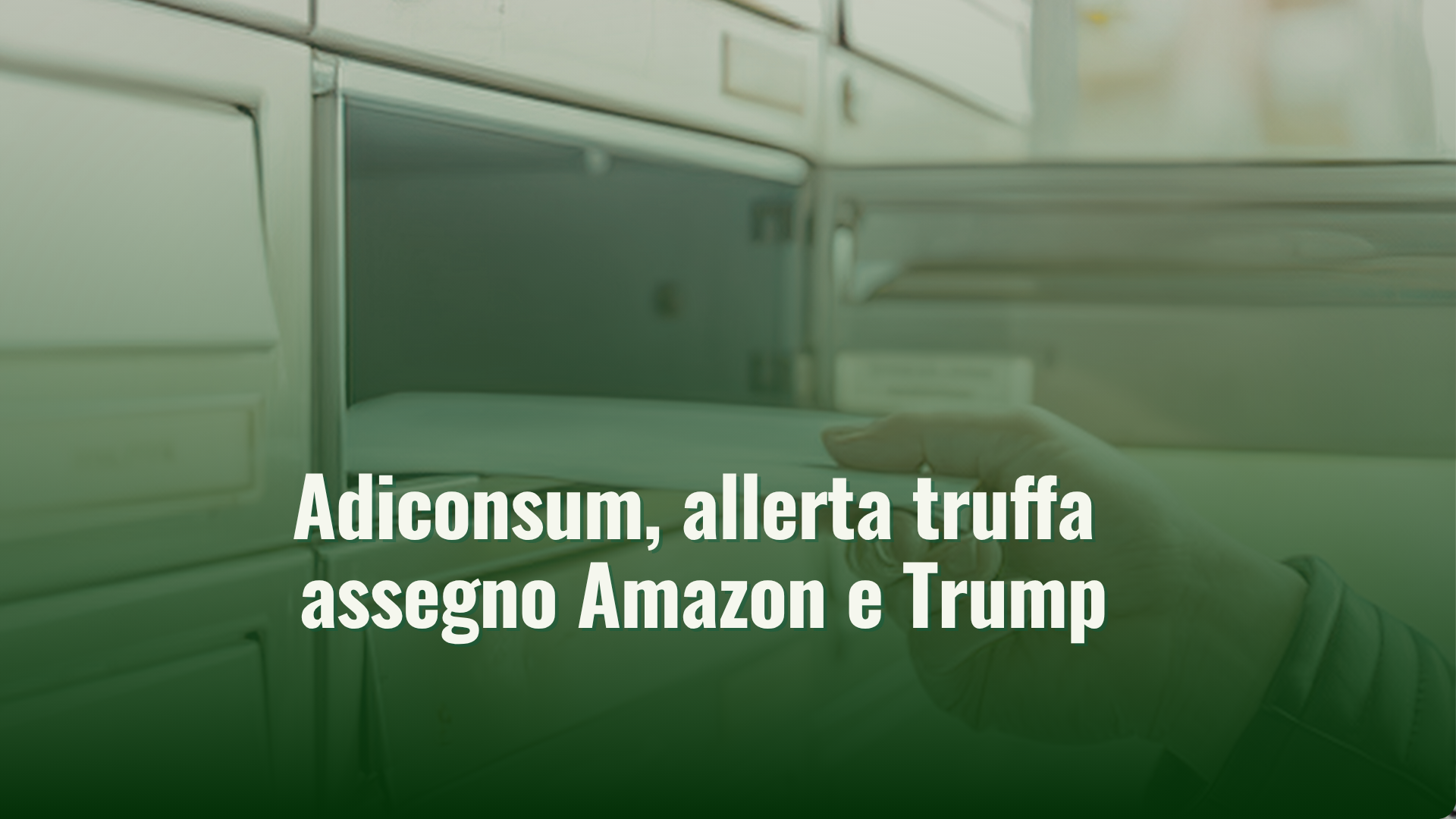 Adiconsum, allerta truffa assegno Amazon e Trump