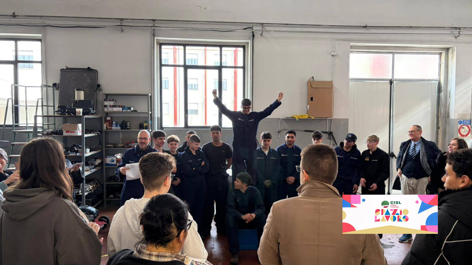 Spazio Lavoro: al Marconi di Piacenza il progetto CISL che unisce orientamento e teatro