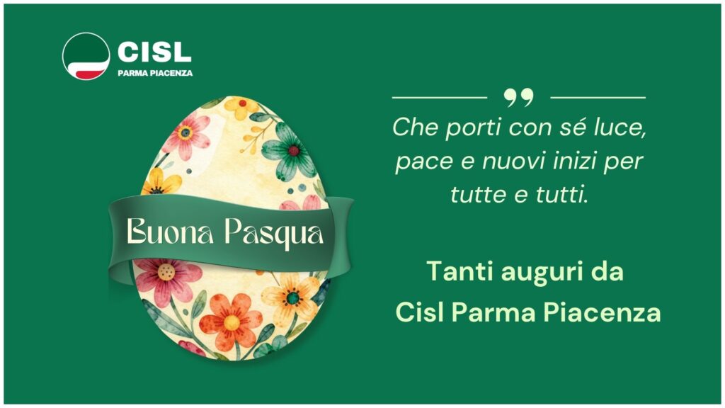 Buona Pasqua da Cisl Parma Piacenza