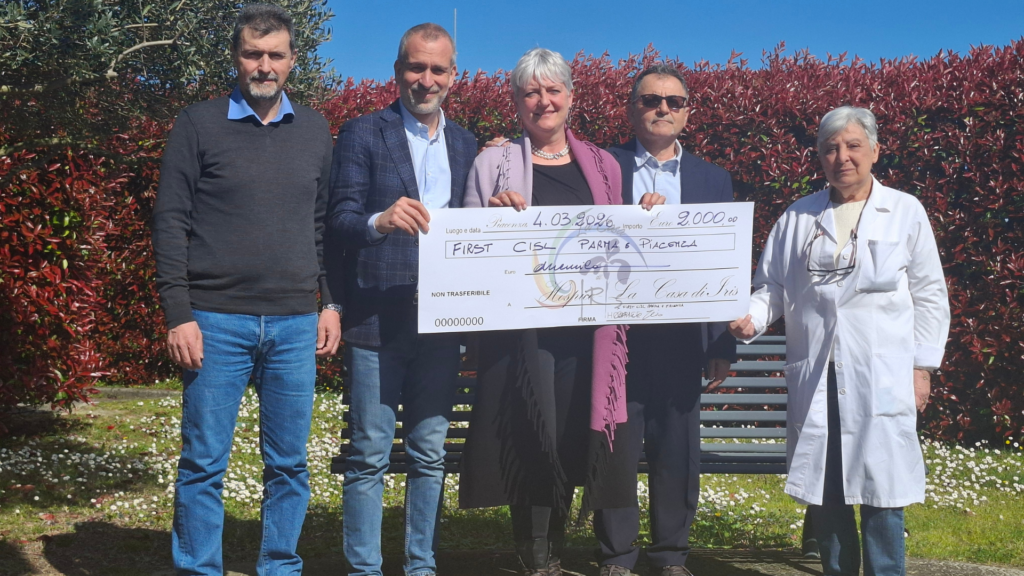First CISL Parma Piacenza, donati 2000 euro all’Hospice di Piacenza