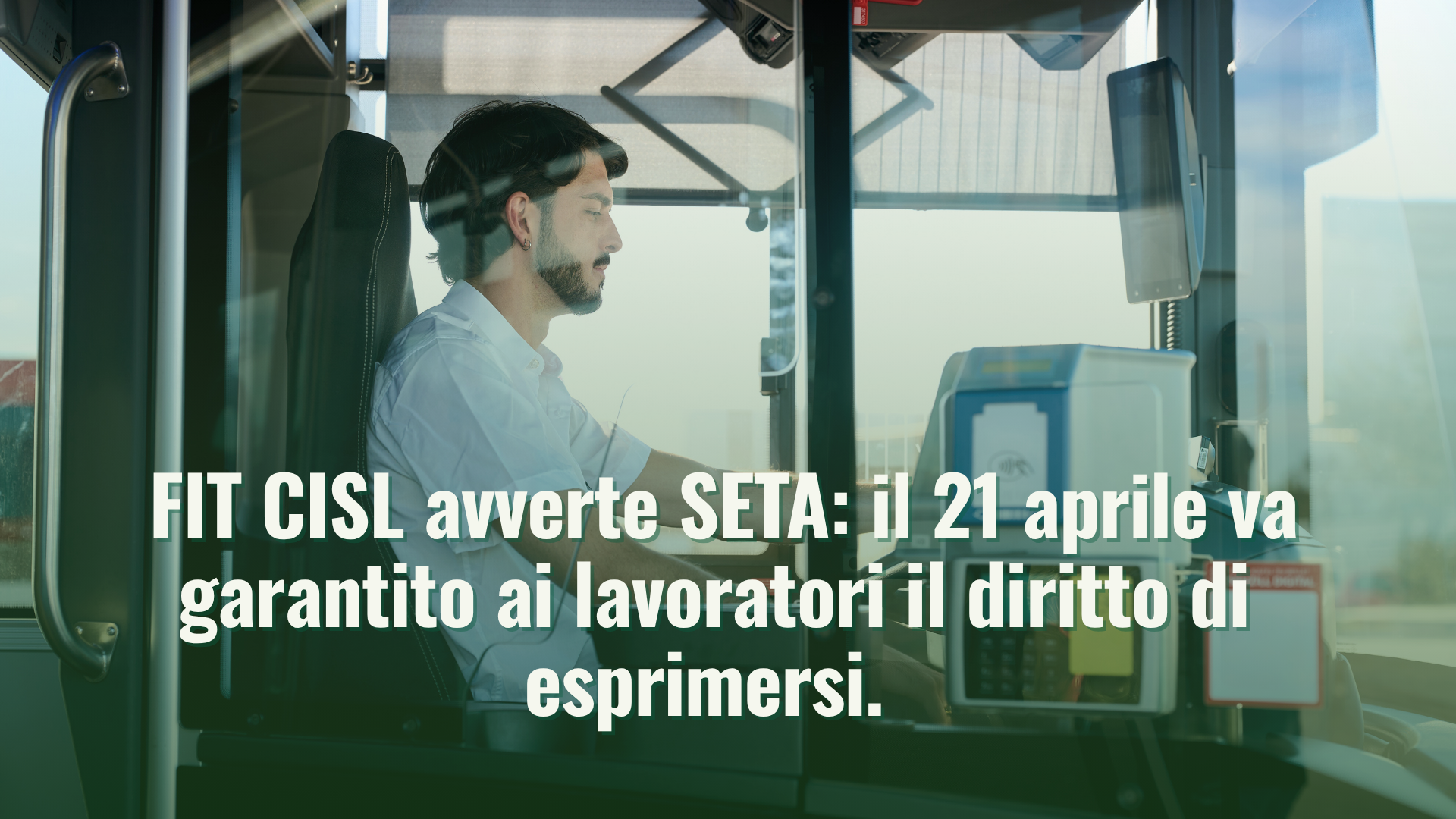 FIT CISL avverte SETA: il 21 aprile va garantito ai lavoratori il diritto di esprimersi.