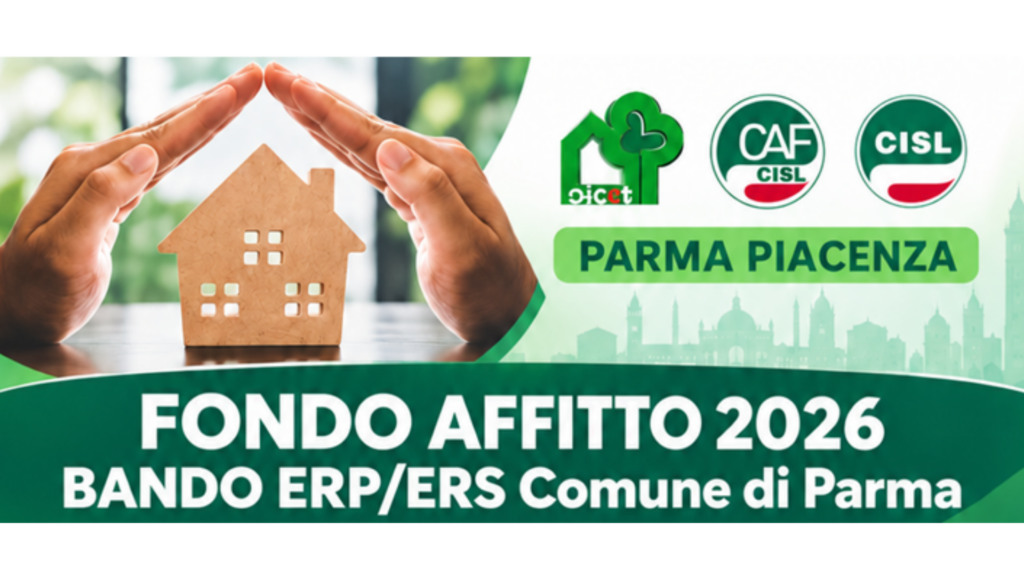 Fondo Affitto 2026, domande aperte fino al 20 ottobre: SICET Parma a disposizione per l’assistenza